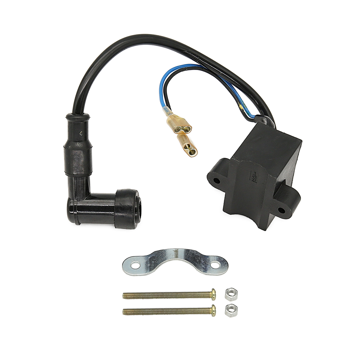 CDI Ignition Coil Magneto Coil System for Motorized 49cc 66cc 80cc Engine Bicycle Spark Plug Easy To Install