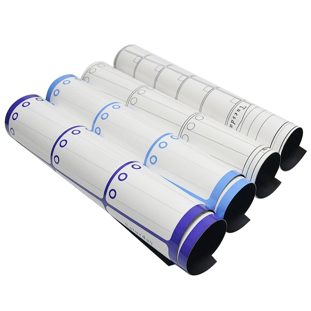 Simple Magnetic Dry Erased Refrigerator Whiteboard Kitchen Fridge Calendar Message Boards Student Kids Monthly Planner Boards