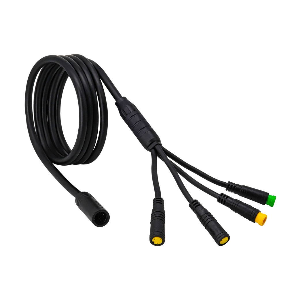 Bafang Cable Link Throttle Display Brake Lever 1T4 Cable Connector for Bafang BBS01 BBS02 BBSHD Mid Motor e bike Accessories