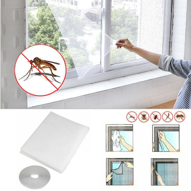 Magic Mesh Screen Net Window Hand Free Magnets Anti Mosquito Fly Bug Curtain