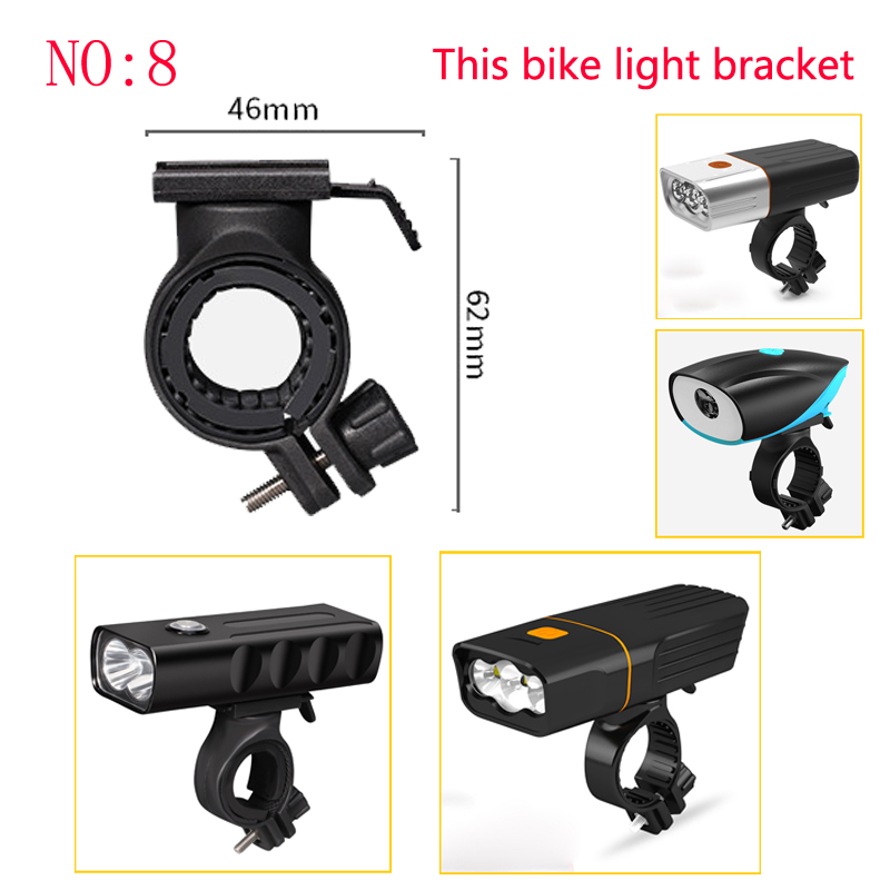1PC Fahrrad Licht Halterung Fahrrad Lampe Unterstützung Fahrrad Licht Halfter Fahrrad Zubehör 360 Drehung Radfahren Fahrrad Taschenlampe Gestell: Blau