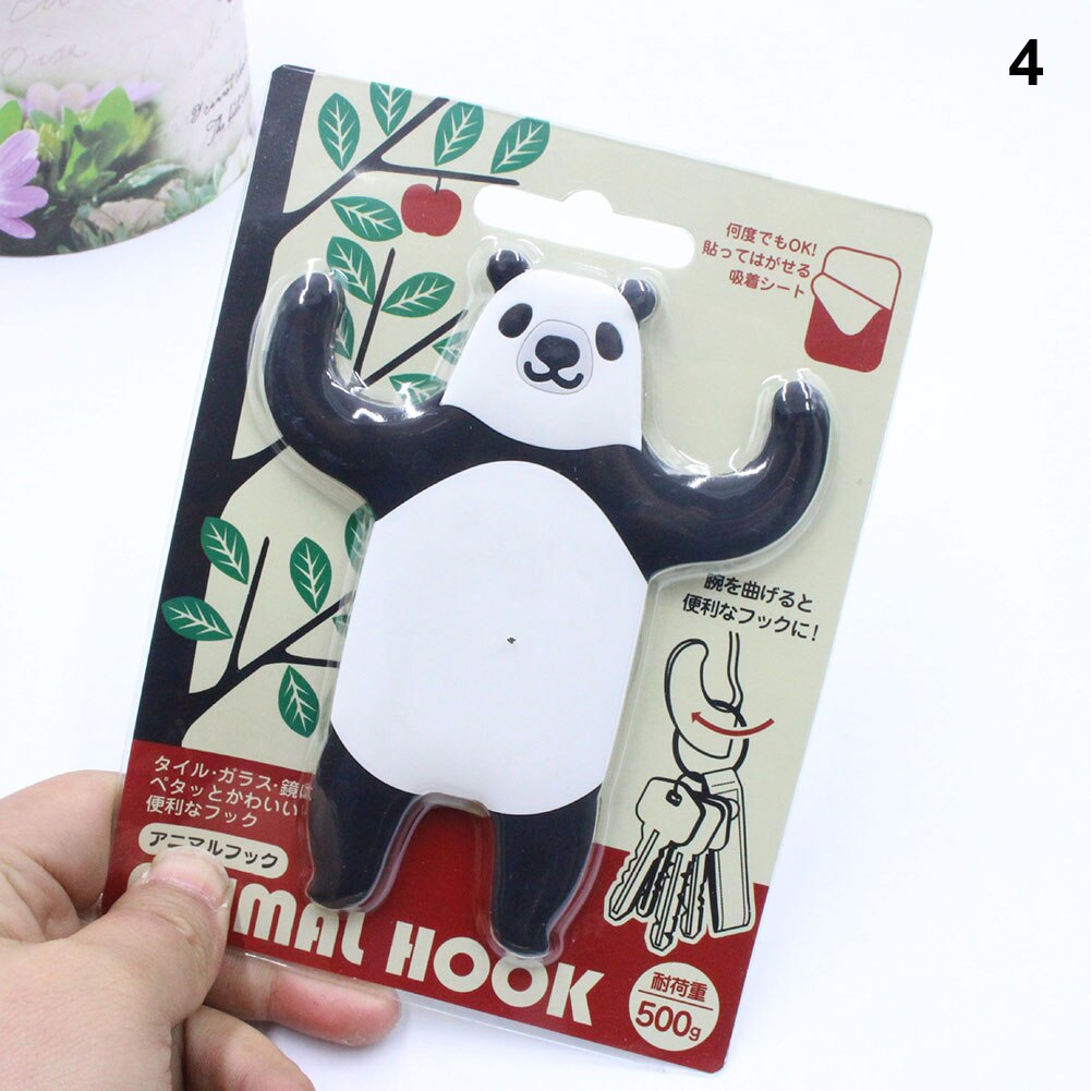 Hameçons animaux dessin animé en vogue | 1 pièce, pâte de réfrigérateur, décoration de maison Portable mignonne MDD88: 4