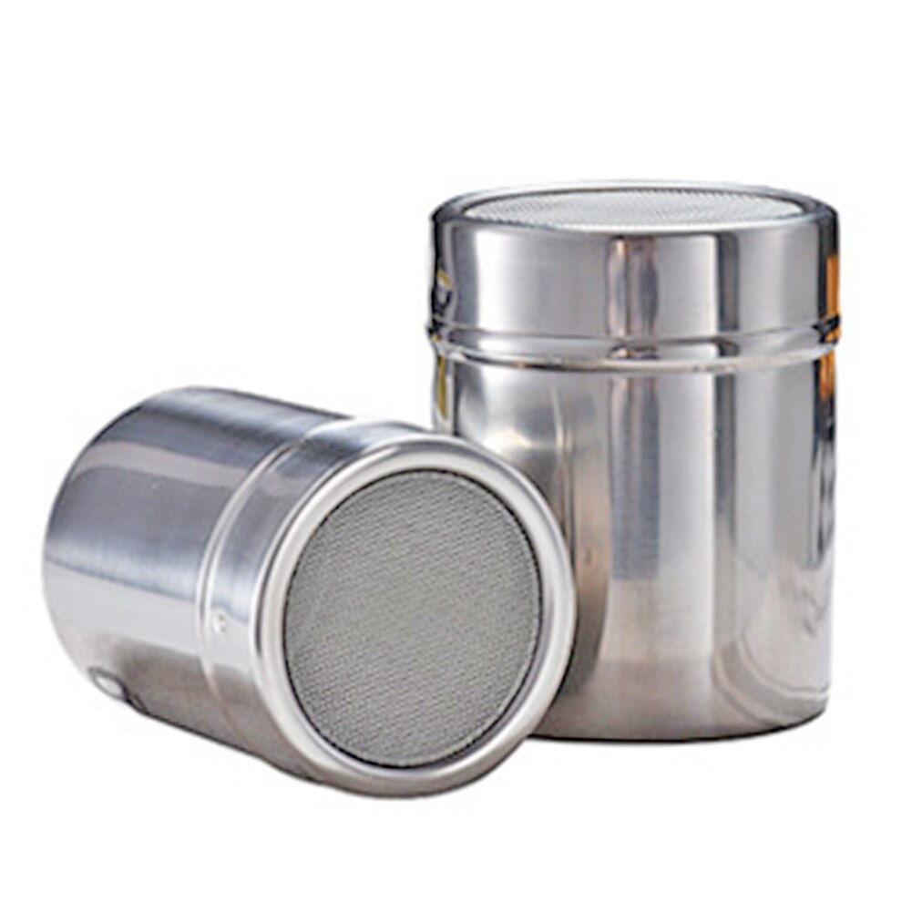 Chocolate Sugar Mesh Can Bottle Multifunction Stainless Steel Practical Seasoning Powder Duster Lot Visual Proof Mesh