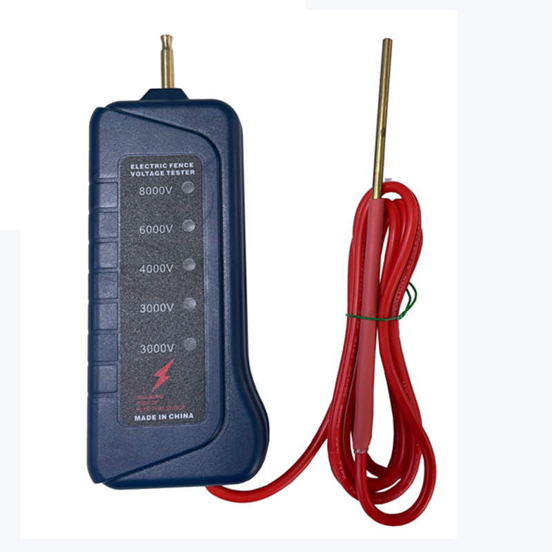 Elektrozaun-Spannungsprüfer für Nutztiere, Garten, Schafe, Pferd, 3000 V-8000 V, LED-Erkennung von Elektrozaun, Fehlerfinder, Voltmeter
