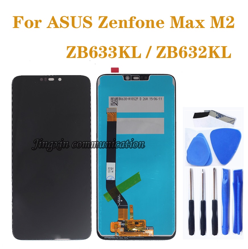 6.26'' LCD for ASUS Zenfone Max M2 ZB633KL ZB632KL LCD display + touch screen digitizer assembly repair parts