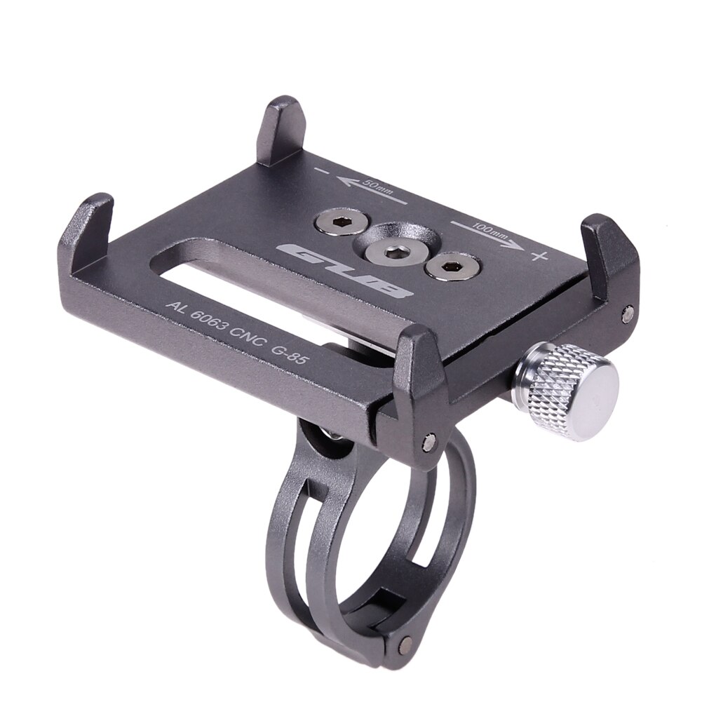 4 cores de bicicleta titular gub g85/G-85 alumínio mtb metal anti slide lidar com telefone montagem guiador extensor: silver