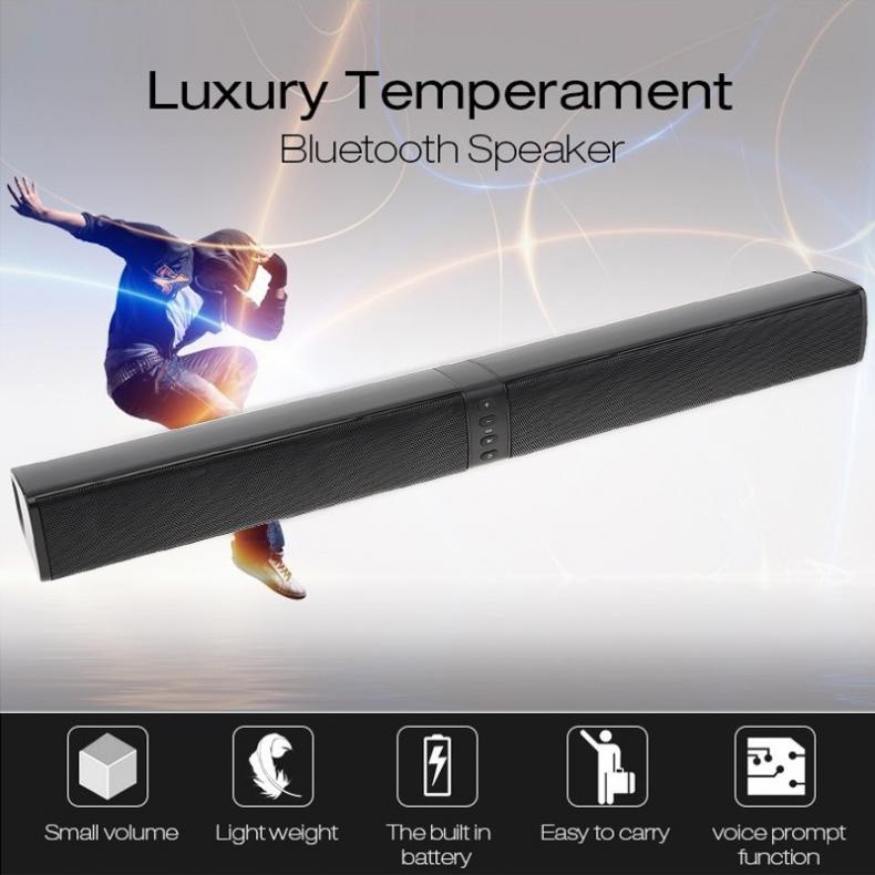 BS-36 Home Theater Sensurround Multi-function Bluetooth Soundbar Speaker Support Foldable and Split for TV PC Smartphone
