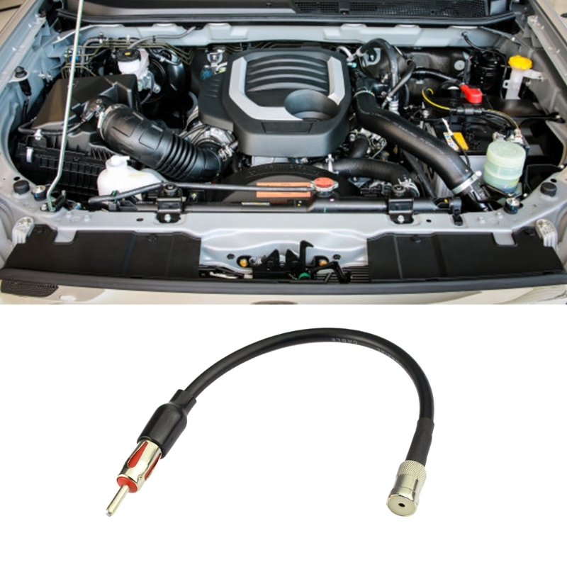 Adaptador antena Radio para coche, Cable DIN, antena FM convertidor estéreo para coche, unidad principal antena