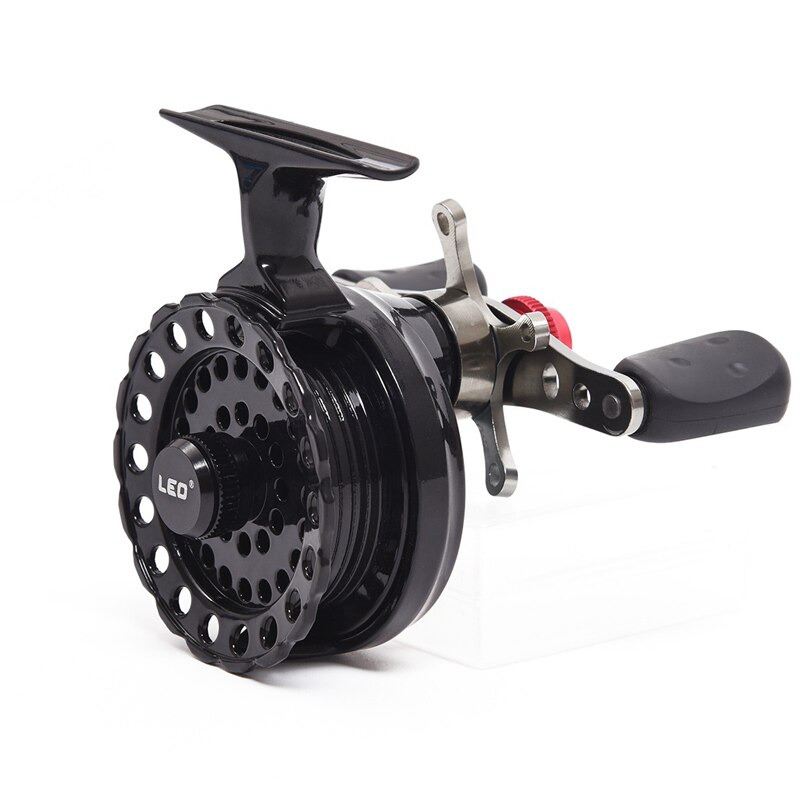 LEO DWS60 4 + 1BB 2.6:1 65MM Fly Fishing Reel Wheel with High Foot Fishing Reels Fishing Reel Wheels: Black R