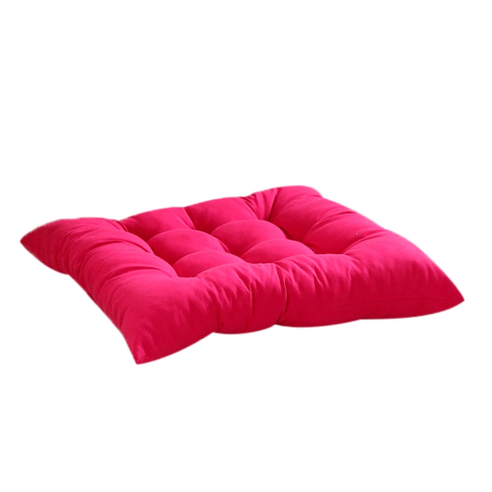 20# myke stolputer firkantet innendørs utendørs hage uteplass hjemme kjøkken kontor sofa sete pute baken pute puter: Hot pink