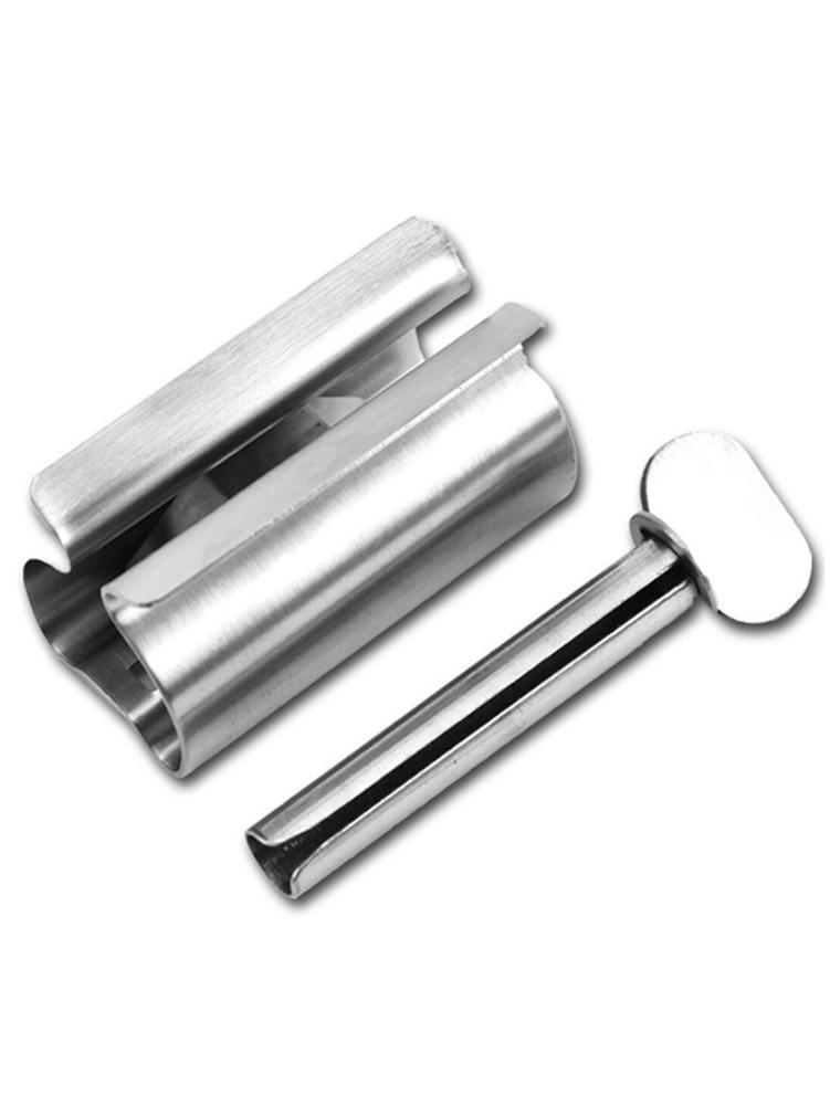 Newest Toothpaste Tube Squeezer Toothpaste Roller Stainless Steel Labor Saving Toothpaste Tube Wringer #CW