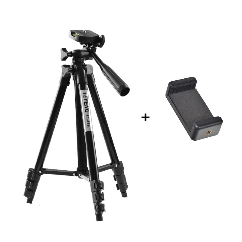 MountDog 35-85cm Verstelbare Mini Statief Voor Telefoon Mount Houder Met Telefoon Clip Voor GoPro Actie Camera: tripod  and Clip