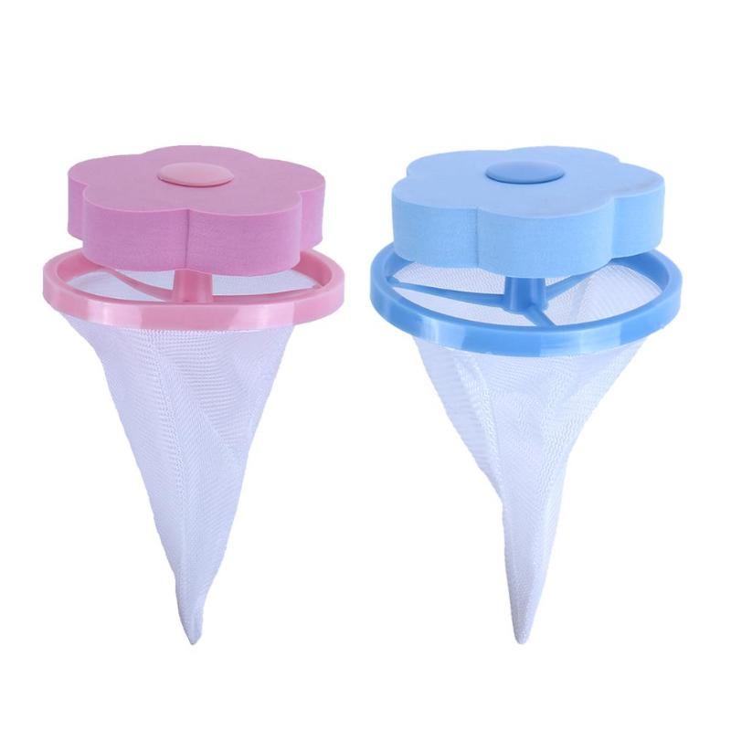 Flower Shape Washing Machine Hair Removal Clean Net Bag Floating Filter powder Cleaning Tools Ball Reusable Laundry Filtration