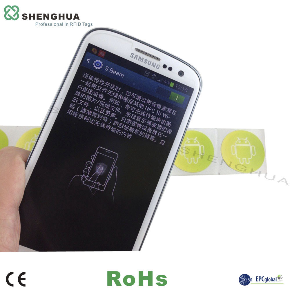 10 stks/pak Mobiele Telefoons Mobiele Betaling NFC Papier Tags F08 Smart Tags 30*30mm