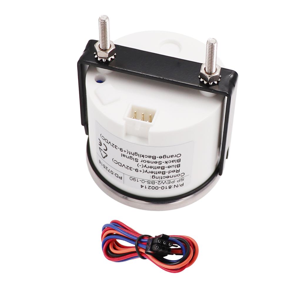 Auto Boot Water Tank Niveau Indicator 0 ~ 190 Ohm Digitale Water Niveau Gauge Voor 9 ~ 32V