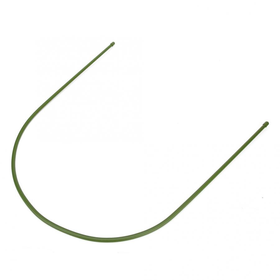 6pz di Plastica-Tubo di Acciaio Rivestito Serra Del Cerchio Forma Ad Arco Telaio di Supporto Giardino Accessori per La Casa Pianta Telaio 500x460mm