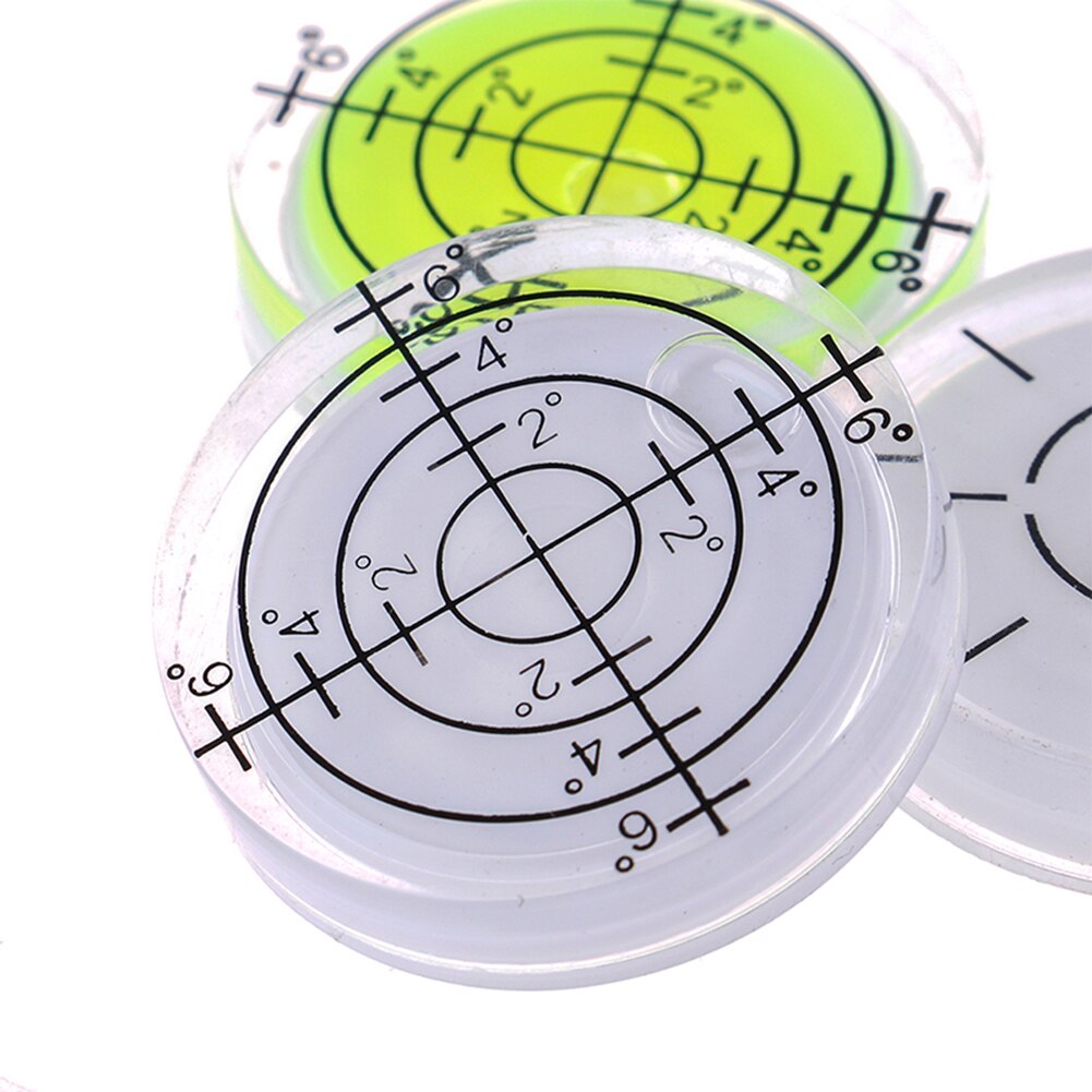 1Pcs Precisie Waterpas Ronde Circulaire Meten Kit Mini Waterpas Bull Eye Horizontale Leveler Bubble Level Tool
