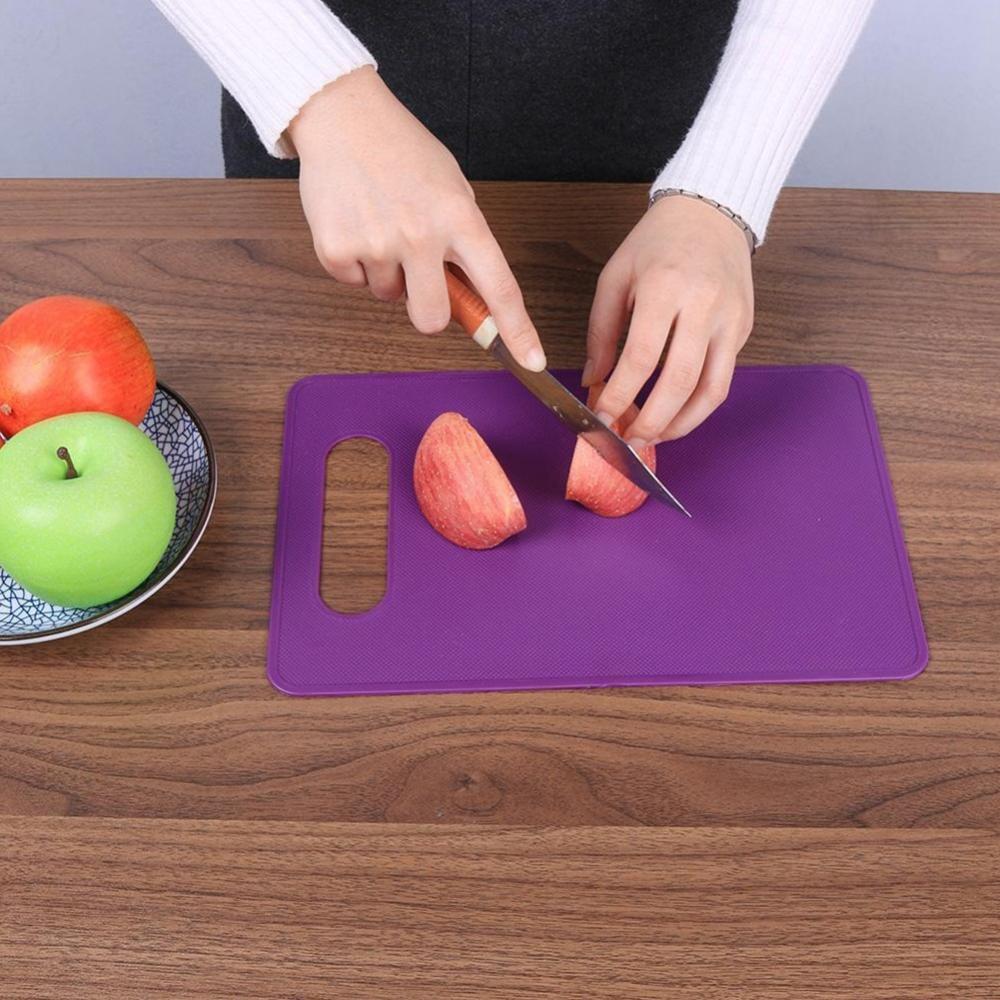 Board Non-slip Chopping Block Kitchen Solid Color Cutting Plate Cooking Tool