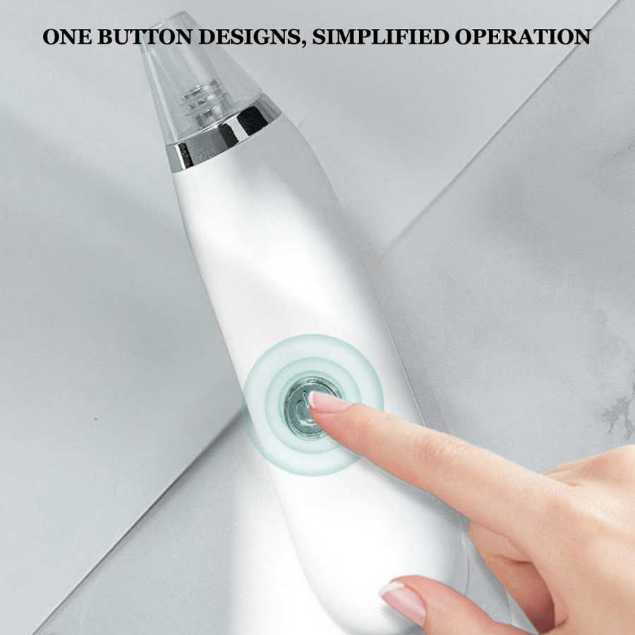 Blackhead Vacuum Blackhead Removal Streamline Shape Body Household Portable Electric Pore Cleaner Face Pore Suction Cleaner