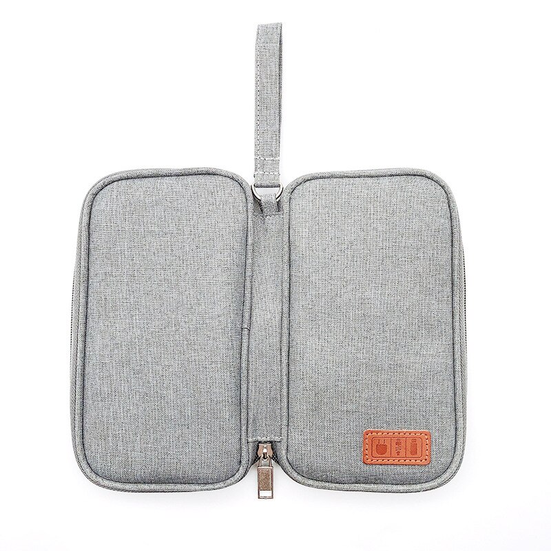 Portable Power Bank Storage Bag USB Cables Charger Holder Cable Organizer Pouch Case Travel Electronic Bag Accessories