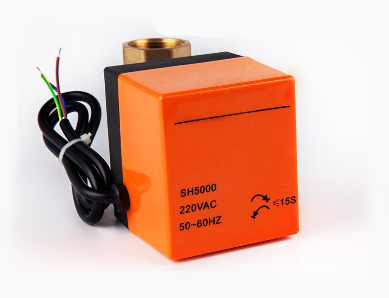 DN15/20/25 3 way motorized ball valve electric Three line two way control AC 220V LS'D Tool