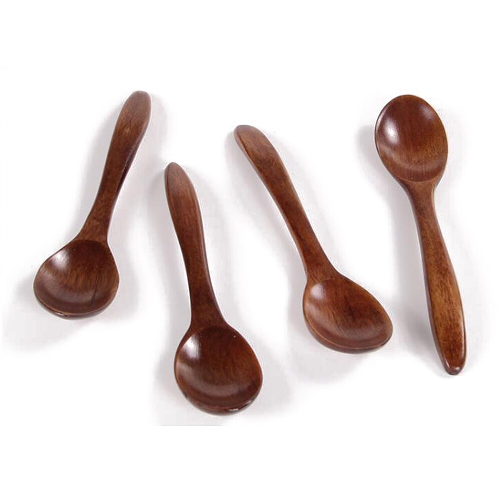 14cm Japanese Wooden Spoon Tableware Edible Stirring And Stirring Cooking Tool Long Handle Spoon With Kitchen Cooking Utensils