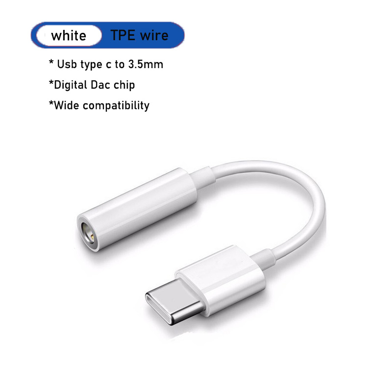 Adapter USB typu C 3,5 mm Aux Złącze słuchawkowe USB do Oppo Reno 12 F27/K12 Find X7 Realme 13 Pro/Pro+ GT 6/6T P2 Pro