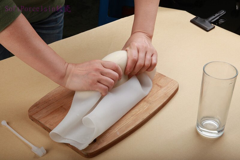Fantastiska bakverk knådande deg påse silikon vit non-stick bakverk mixer påse gör det själv hemmagjorda dumpling nudlar påse verktyg