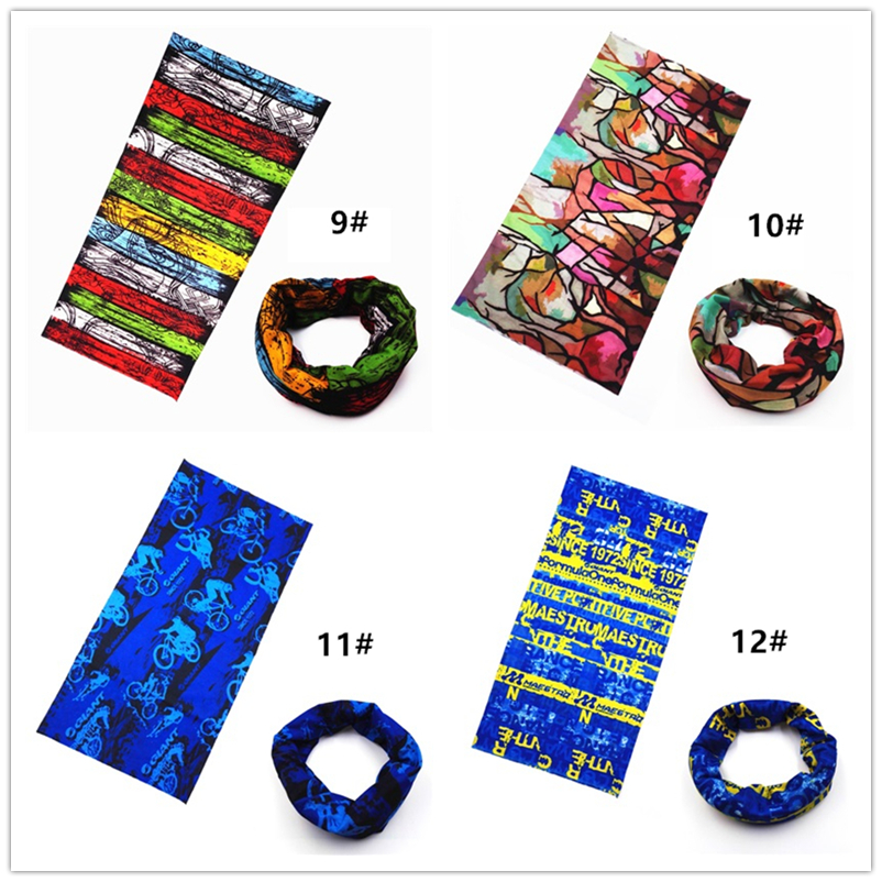 Vindtät cykel sömlös magisk bandana cykling pannband utomhus sport skid bandana huvudbonad mask cykel halsduk