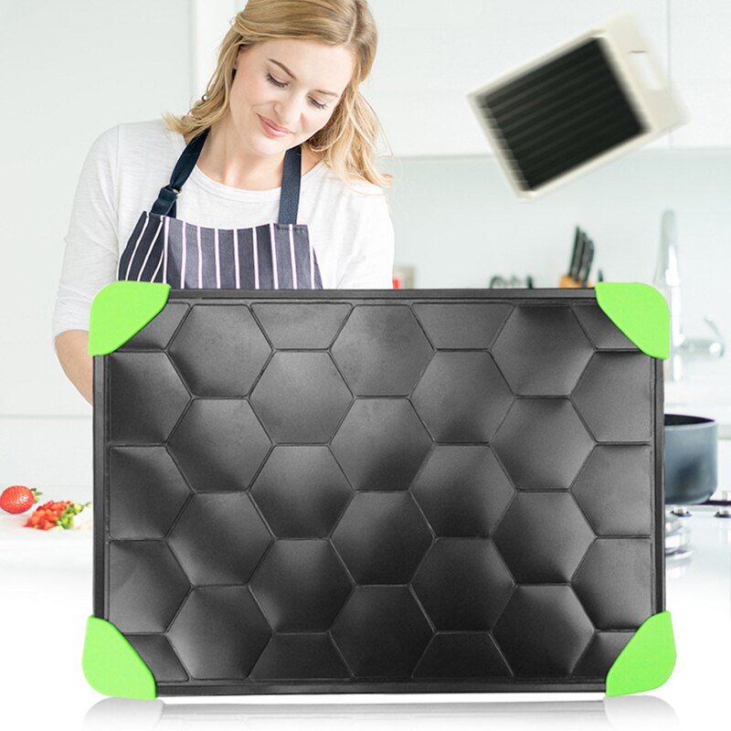 ¡Novedad! Bandeja descongeladora rápida para descongelar alimentos, descongelar frutas, placa descongeladora, utensilio para descongelar cocina USJ99