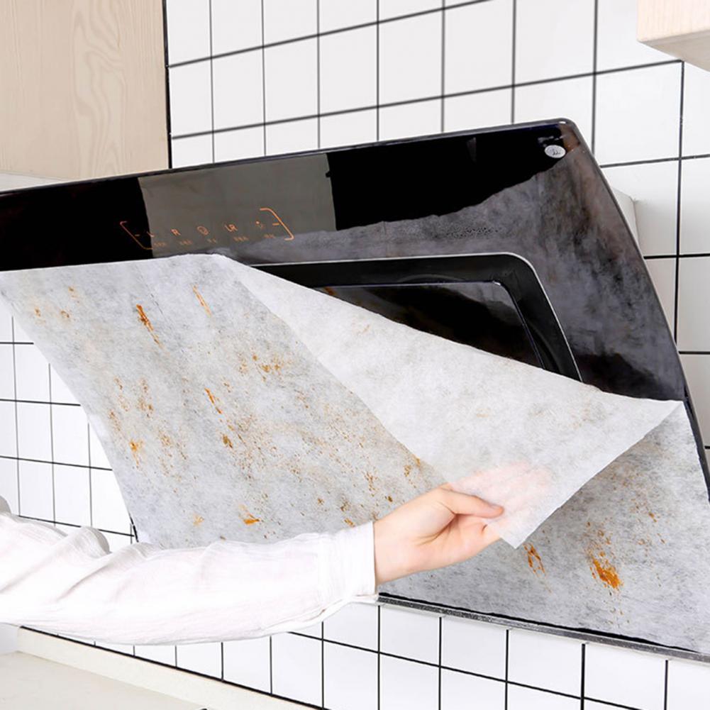 1 rotolo di carta per filtro olio carta per filtro olio universale filtro per cappa monouso in tessuto Non tessuto assorbente olio per cucina