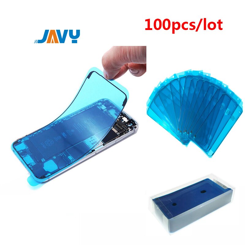 JAVY 100pcs Waterproof Adhesive for iPhone 7 8 6 6S Plus 3M LCD Sticker for iPhone XR X XS 11 Pro Max LCD Screen Frame Tape