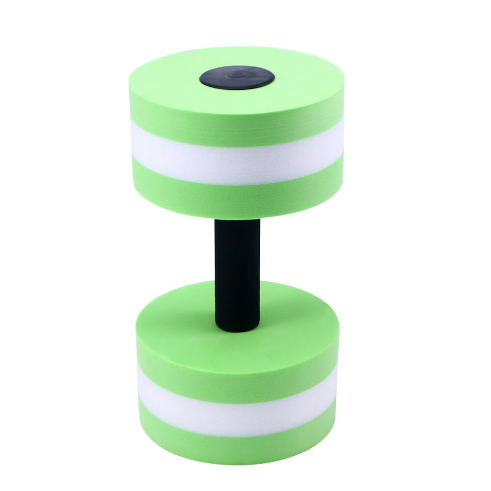 Aquatic Exercise Dumbell EVA Water Barbell Hand Bar For Water Resistance Aerobics (Blue & White)