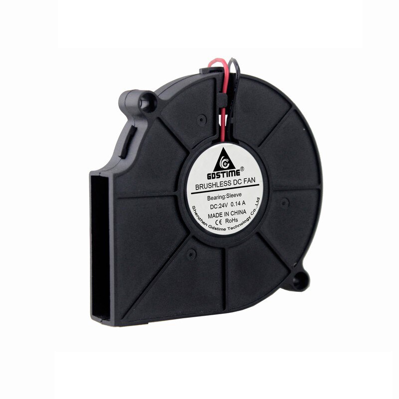 DC24V 12V sleeve bearing 75mm 7.5cm 7515 sleeve bearing turbine centrifugal humidifier air purifier radiator fan