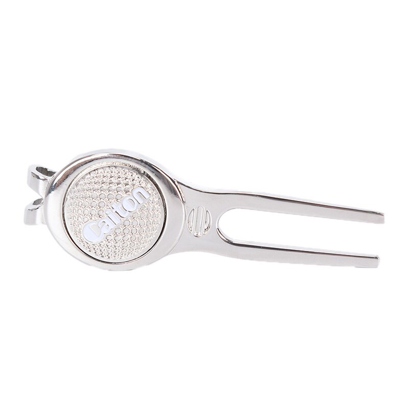 1pc golf reparation værktøj golf divot reparation værktøj magnet med golf markør nøglering liner clips forsendelse