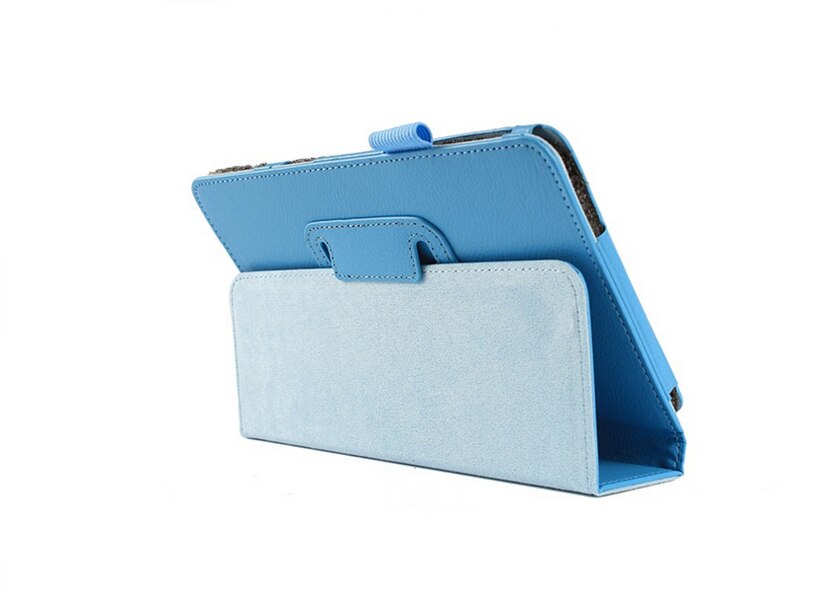 Zachte leren tablethoes voor samsung galaxy tab 3 7.0 t211 t210 sm-t210 7 ": Blauw