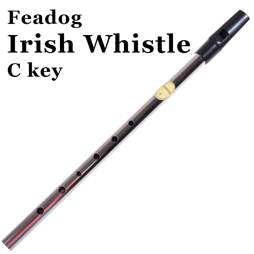 Irsk fløjte fløjte feadog c nøgle penny whistle flauta feandan traditionel irland mini blæseinstrument 6- huls tin whislte