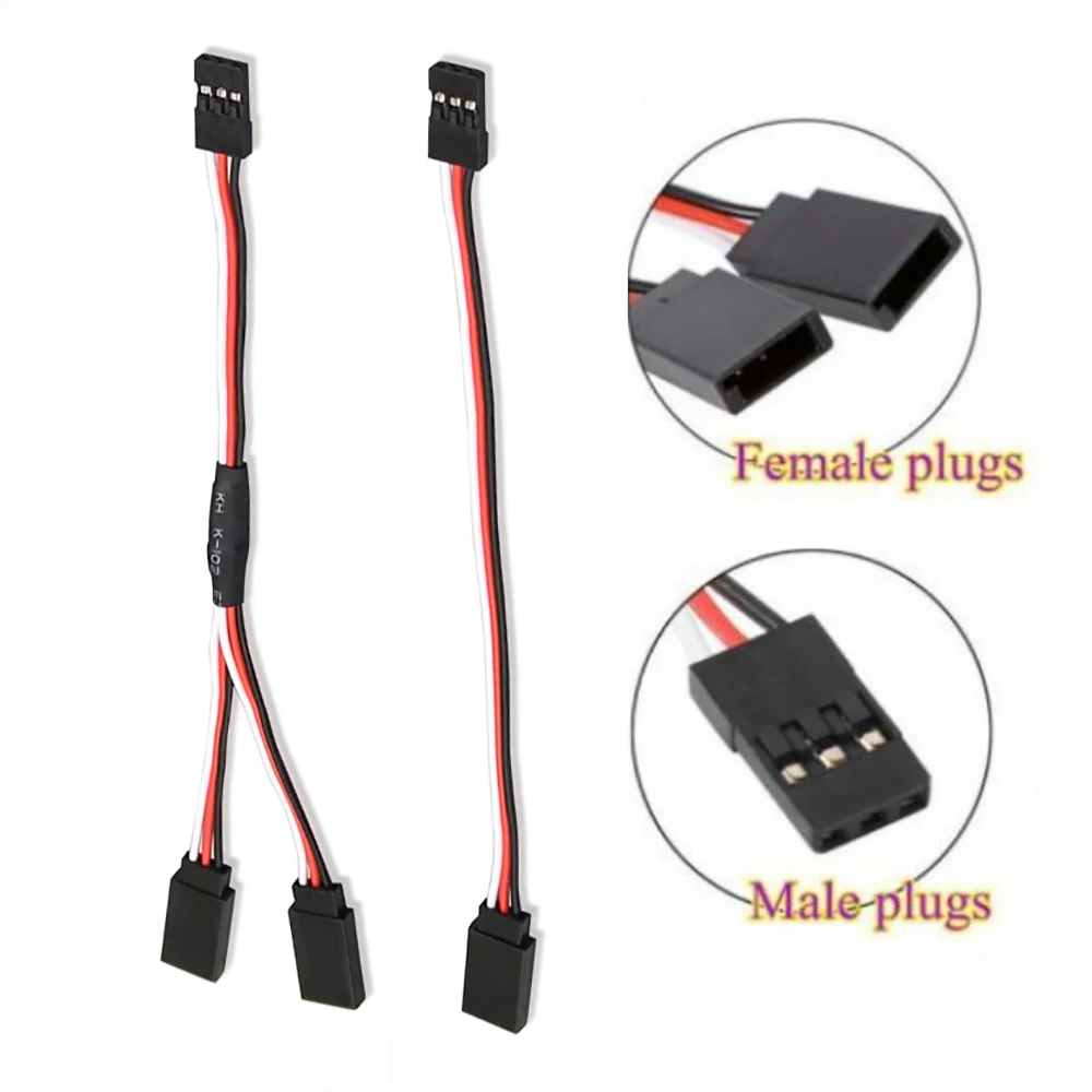 Peça rc 1 peça 15/30/50cm 1to1 1to 2 1 a 3 1 a 4 rc servo cabo de extensão para futaba jr macho para fêmea modelo rc