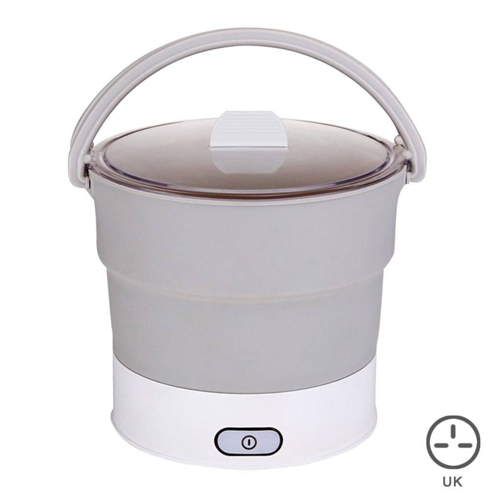 Opvouwbare Elektrische Draagbare Pot Fornuis Waterkoker Steamer Kook Dual Voltage Voor Keuken 66CY: UK