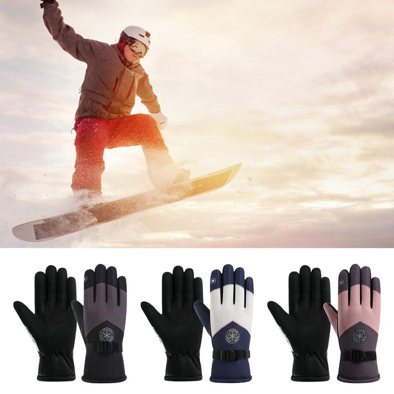 Gants de neige à écran tactile multifonctions pour femmes, coupe-vent, chauds, ski, cyclisme, hiver