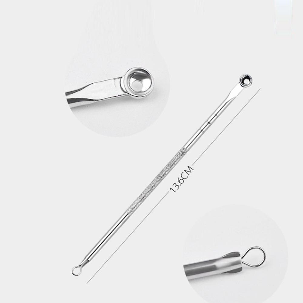 5pc Blackhead Whitehead Pimple Spot Comedone Acne Extractor Remover Popper Tool Kit 40FP12