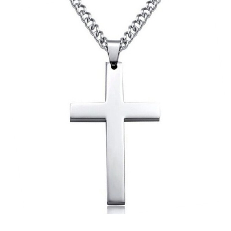 Religia egipski Ankh krucyfiks naszyjniki krzyż wisiorek ze stali nierdzewnej symbol życia krzyż naszyjniki biżuteria prezenty
