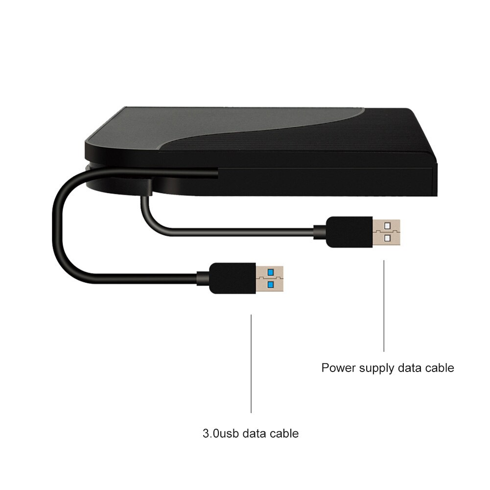 Extern dvd-enhet usb 3.0 bärbara dvd-brännare med m-disc-stöd för laptop och pc dja 88