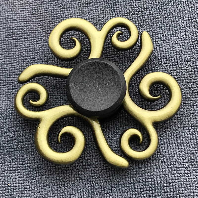 Bronze Farbe Metall Fidget Spinner R188 Stumm Lager Legierung Hand Spinner Stress Relief Dekompression Spielzeug für Kinder Erwachsene: Mehrfarben