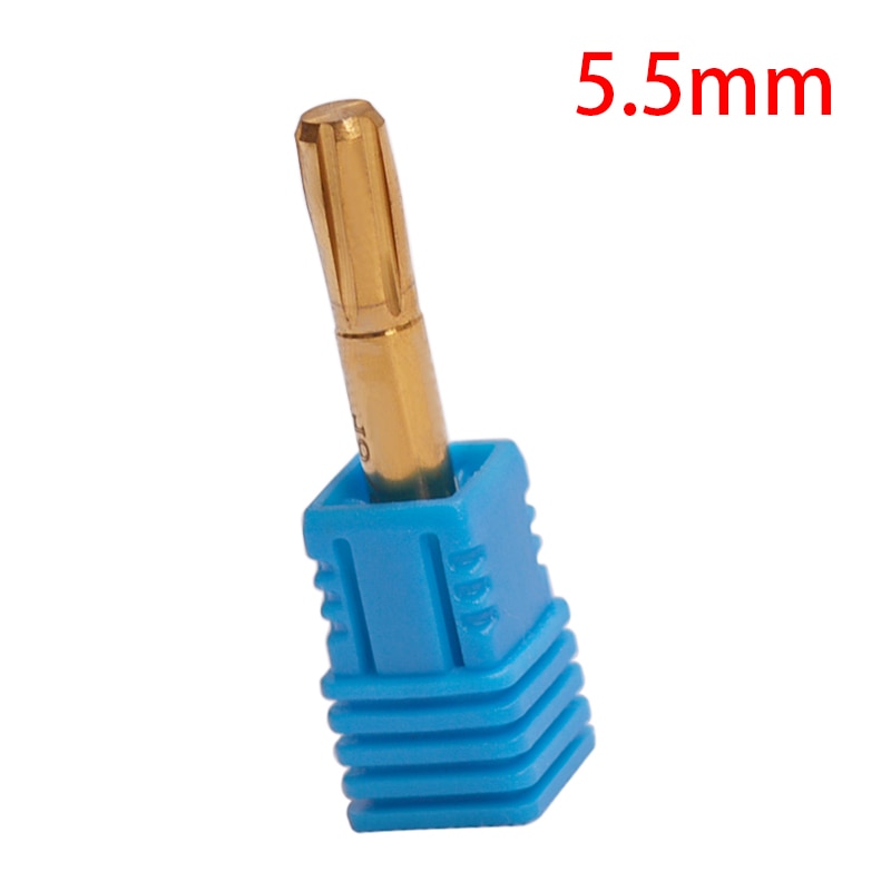 6 Flutes Spiral Reamer 5.5mm 5.56mm 5.6mm 6.35mm 7.62mm 11.43mm Helical Chamber Machine 5.5-11.43mm Rifling Button Reamer Tools