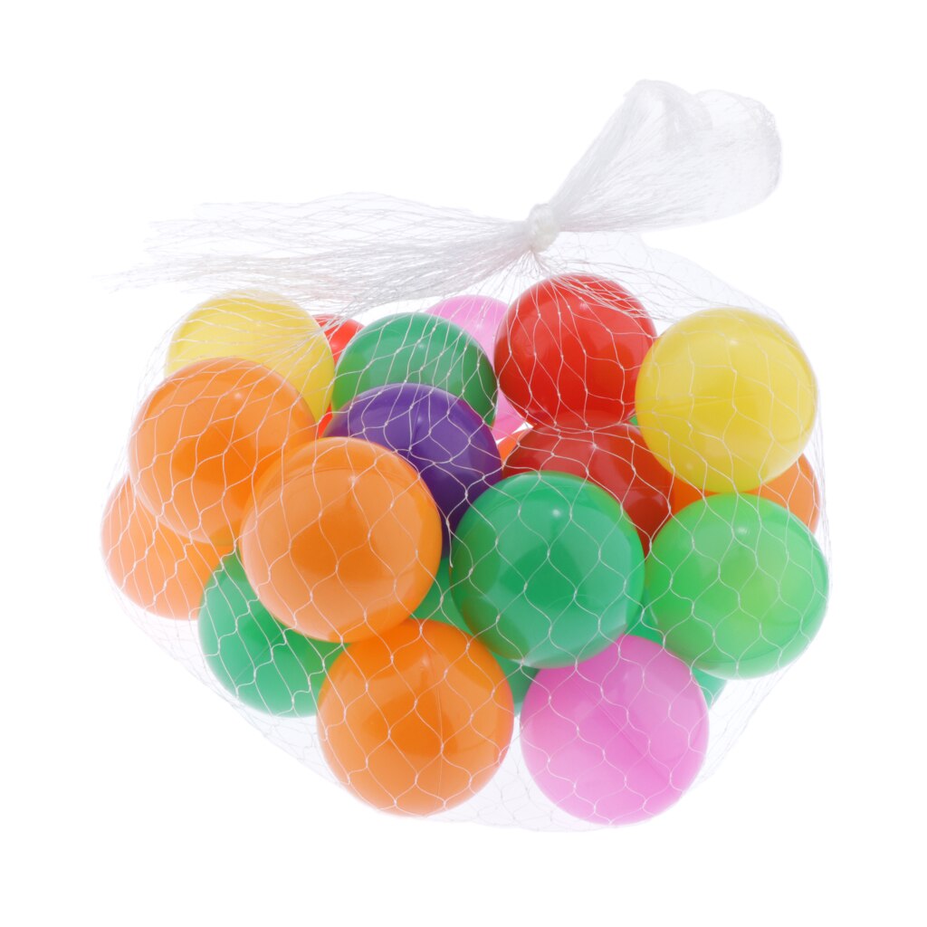 50 Pcs Colorful Ball Soft Plastic Ball Swim Ball Toy Outdoors
