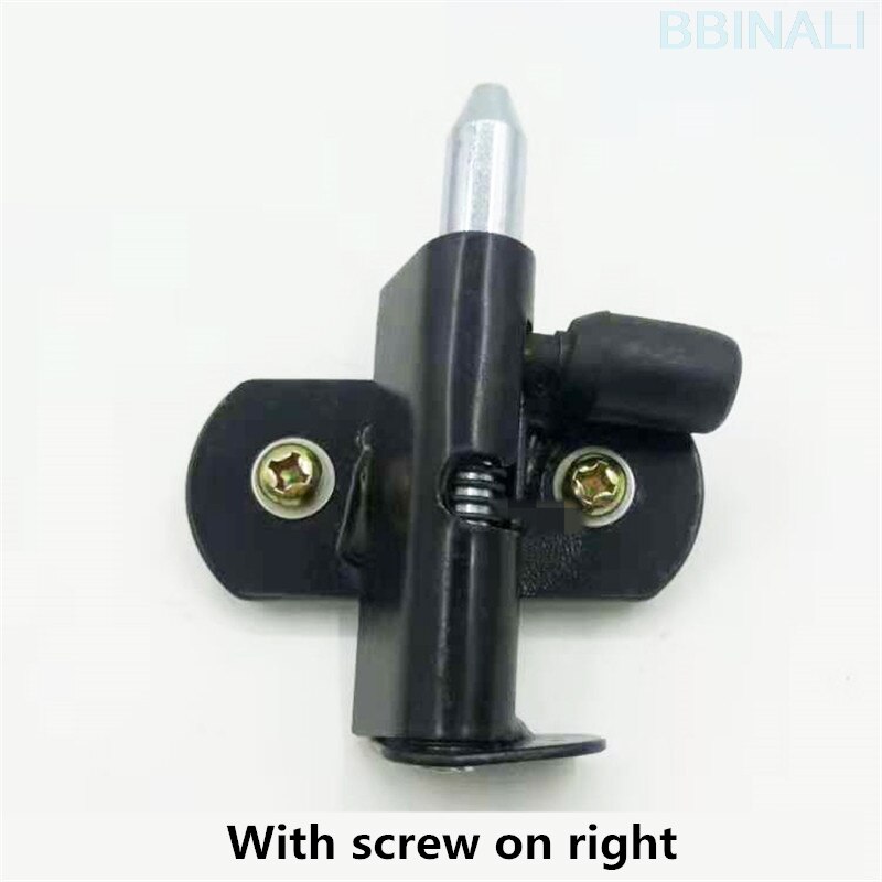 For HITACHI ZX EX60/120/200/300-5 excavator front lower glass latch Glass buckle excavator accessories: With screw on right