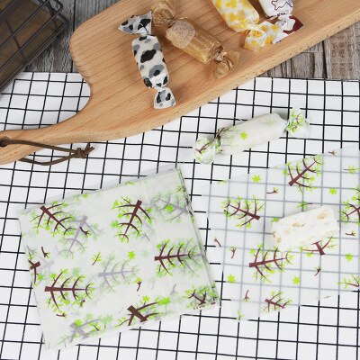 10 pièces parchemin papier ciré cuisson papier d'emballage alimentaire pour pain Sandwich Burger frites antiadhésif pâtisserie Biscuit gâteau papier huilé: Grey