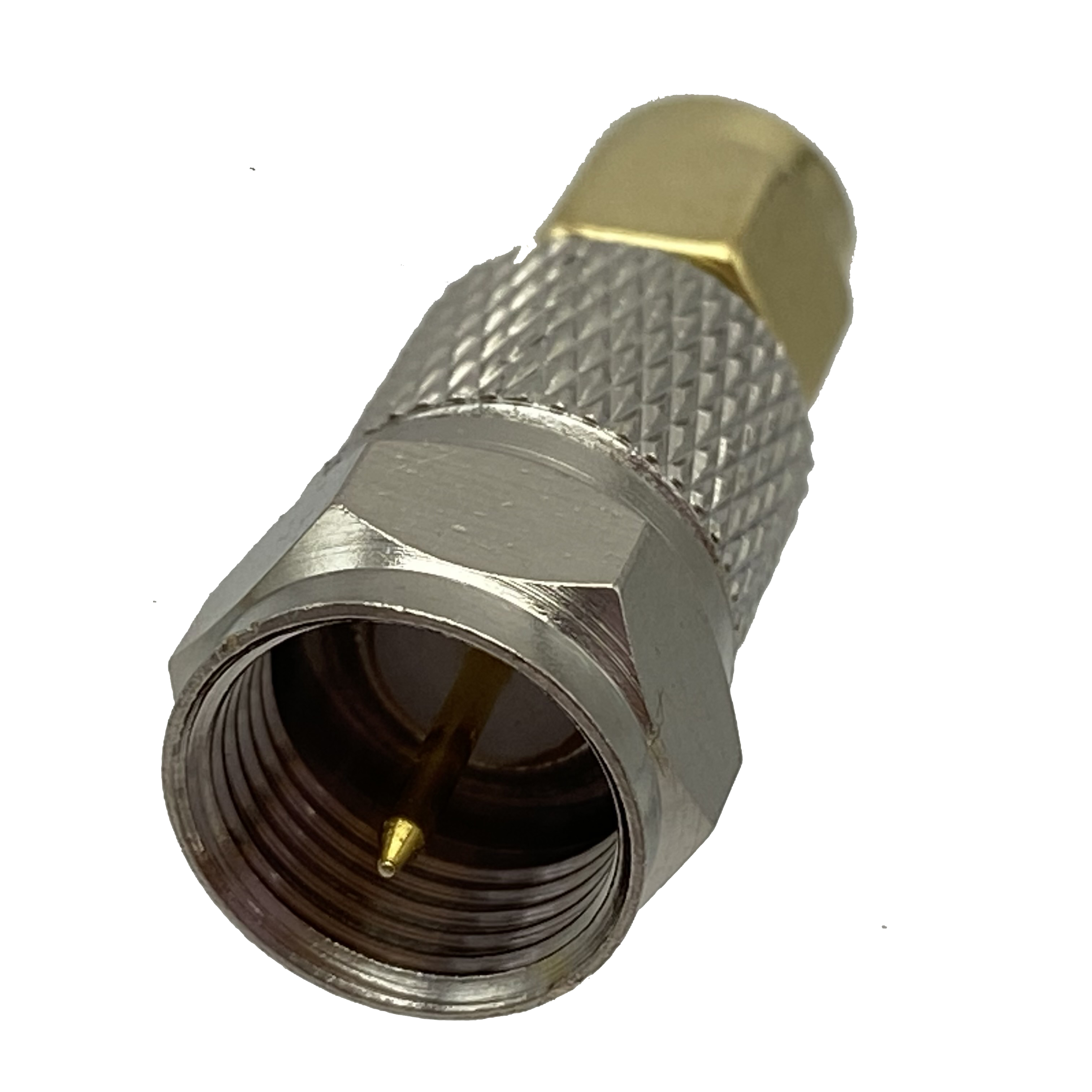 1Pcs F TV Male Plug to SMA Male Plug Straight RF Adapter Connector Coaxial High Quanlity Wire Terminals
