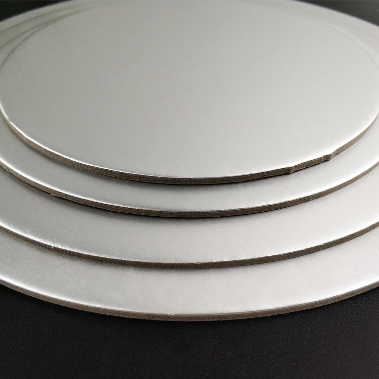 10pcs Cake Base Plate Board Round Cake Circle Cardboard Cake Drums Turntable Tiramisu, Mousse Cake, Cheesecake, Snack